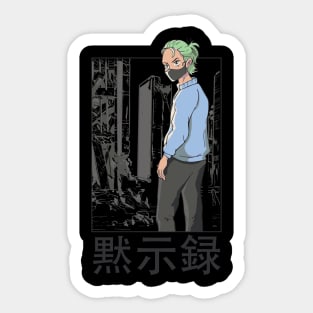 Anime Character - Post Apocolypse Sticker